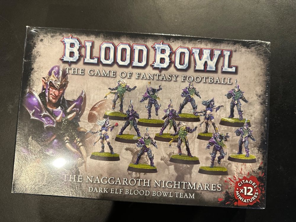 BLOOD BOWL 3rd Edition DARK ELF Naggaroth Nightmares LINEMAN [A](1993) | UK