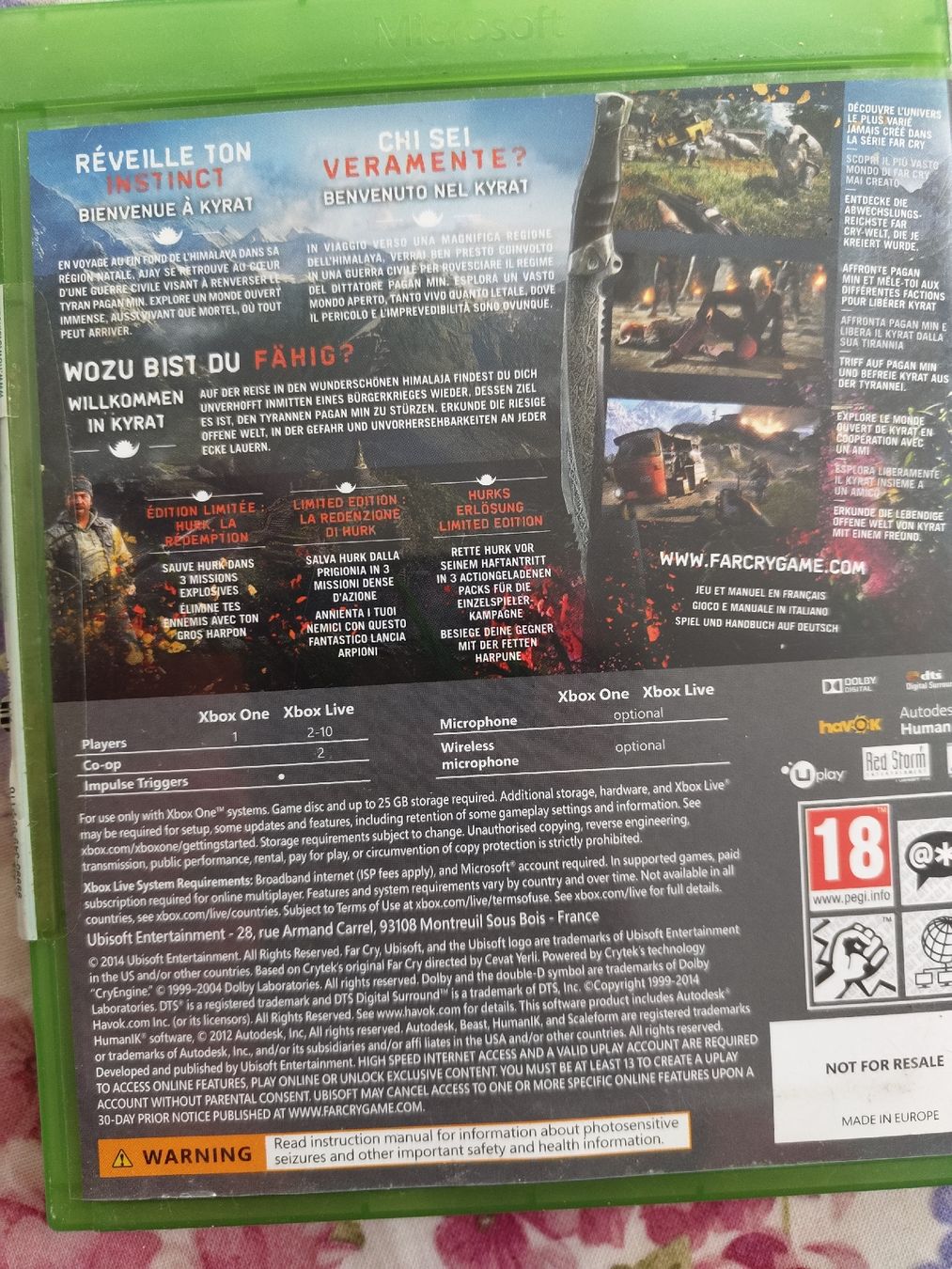 Giochi: Far Cry 4 Édition Limitée Xbox One - État Impeccable! – Usato da Court venduto da Chronoss 1