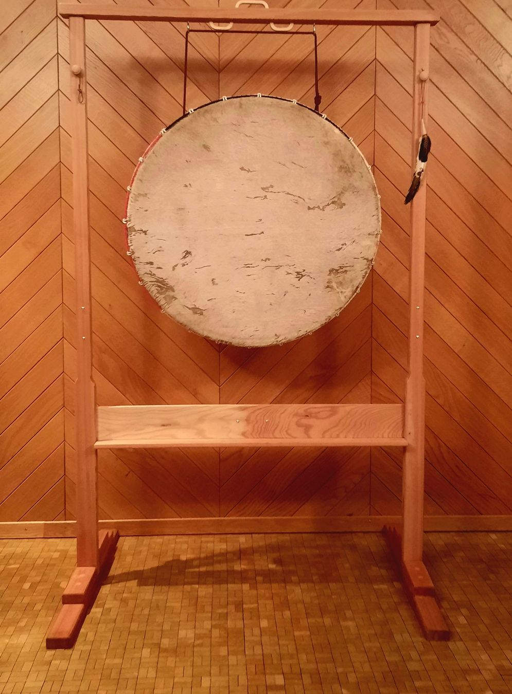 Strumenti musicali: Trommelgong (Donnerwindtrommel) – Usato da Pfäffikon/SZ venduto da felima1