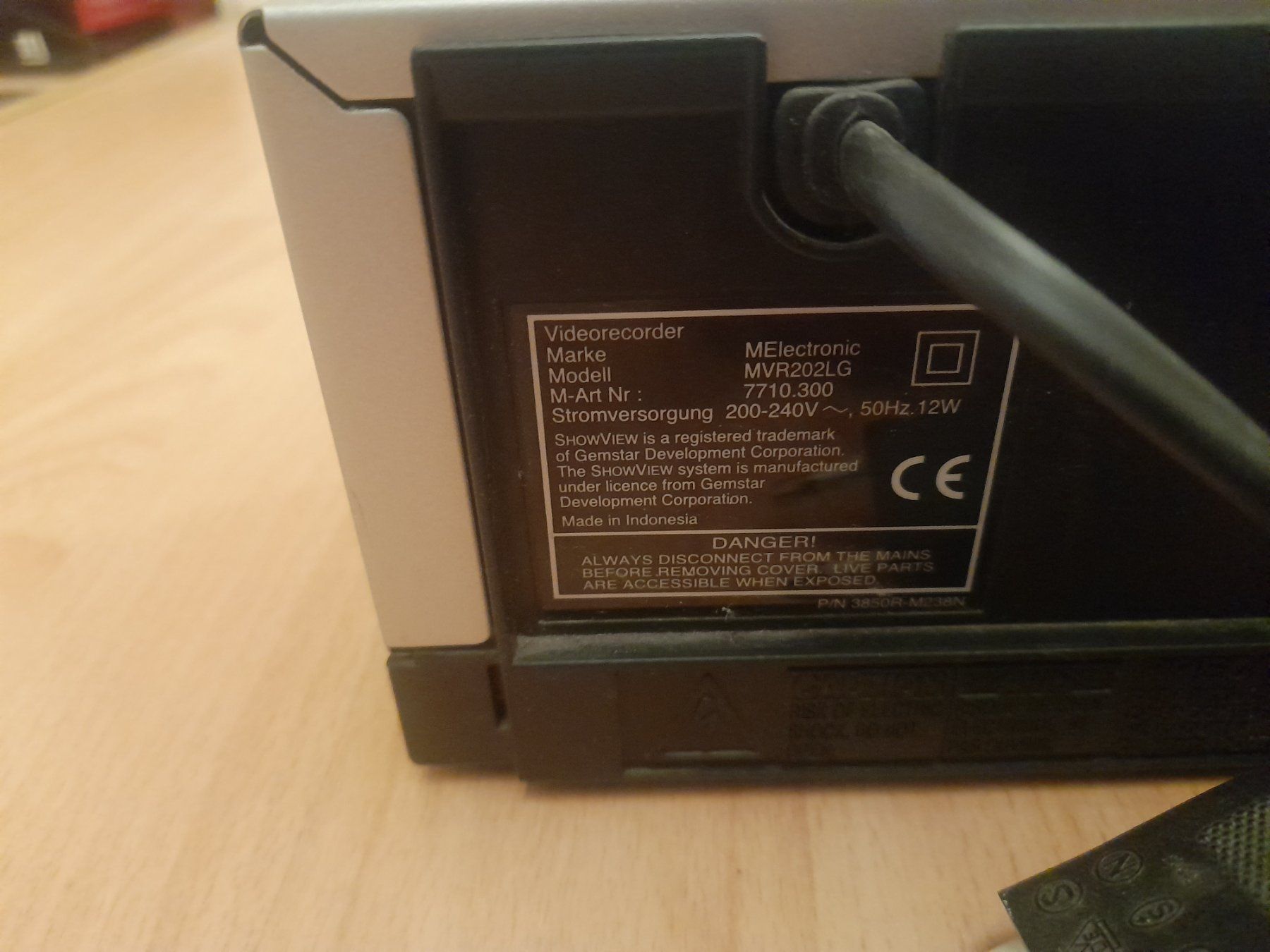 Registratori: Videorecorder Melectronic MVR202LG – Usato da Lustmühle venduto da chevi03 4