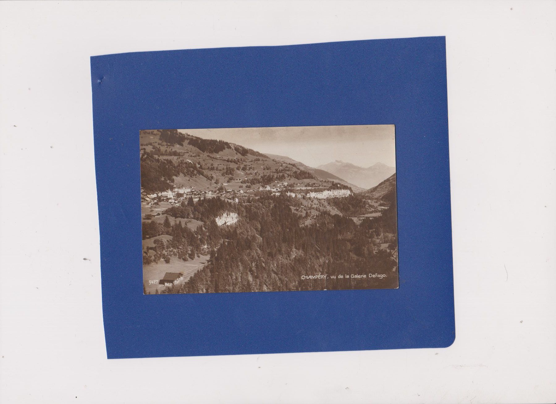 Cartoline postali: Carte postale ancienne Champery Galerie Defago – Usato da Bex venduto da Canouille