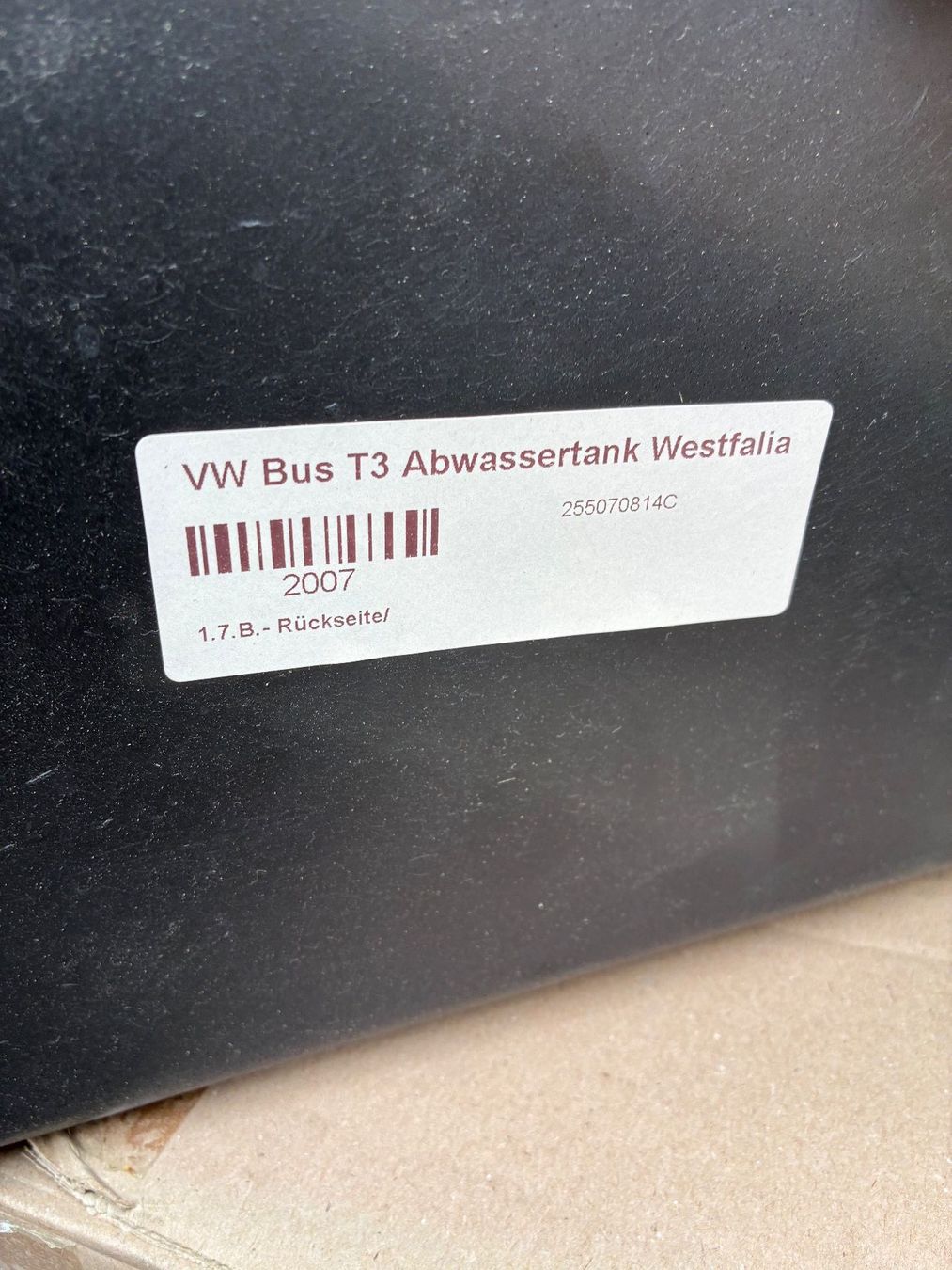 Abbeveratoi e trogoli: VW T3 Abwassertank Neuwertig Original – Usato da Basel venduto da rfb01 3