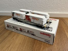 Märklin 47462 H0 Containertragwagen-Set Coop 2 Wagen