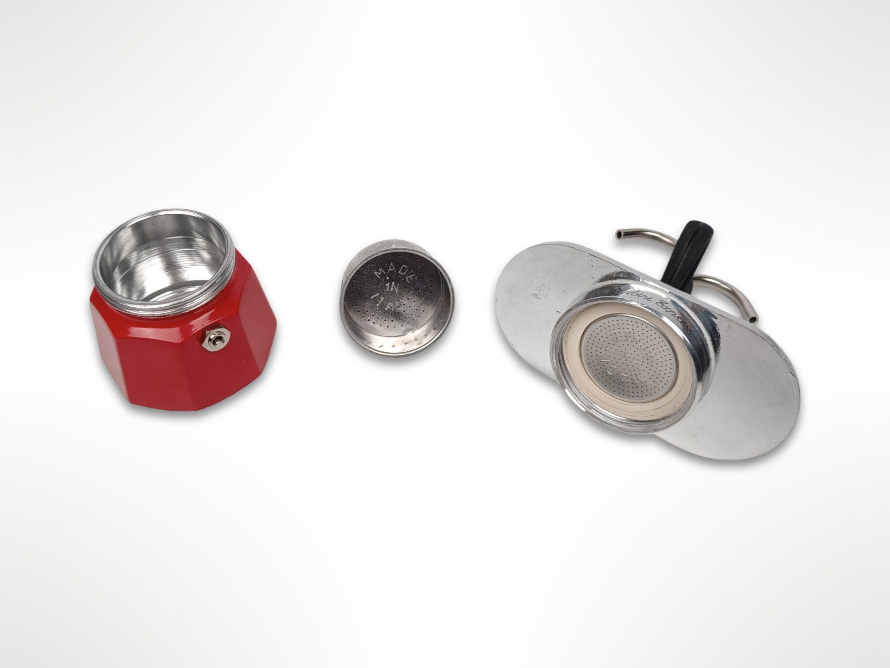 Macchine per caffè & Macchine per espresso: BIALETTI Set Mini Express 2 Tassen rot – Usato da Suhr venduto da Restwert_Suhr 2