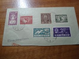 Polen 1919, Briefteil, tollfrankiert, sauber o