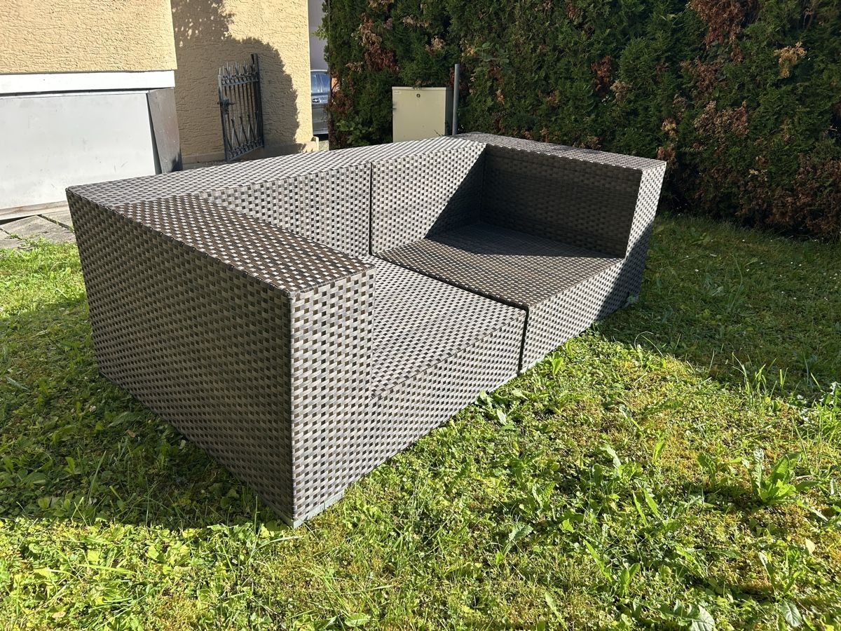 Sedie a sdraio: Rattan Garten Lounge 110cmX2 – Usato da Zürich venduto da Angela_Fashion_Lover 2