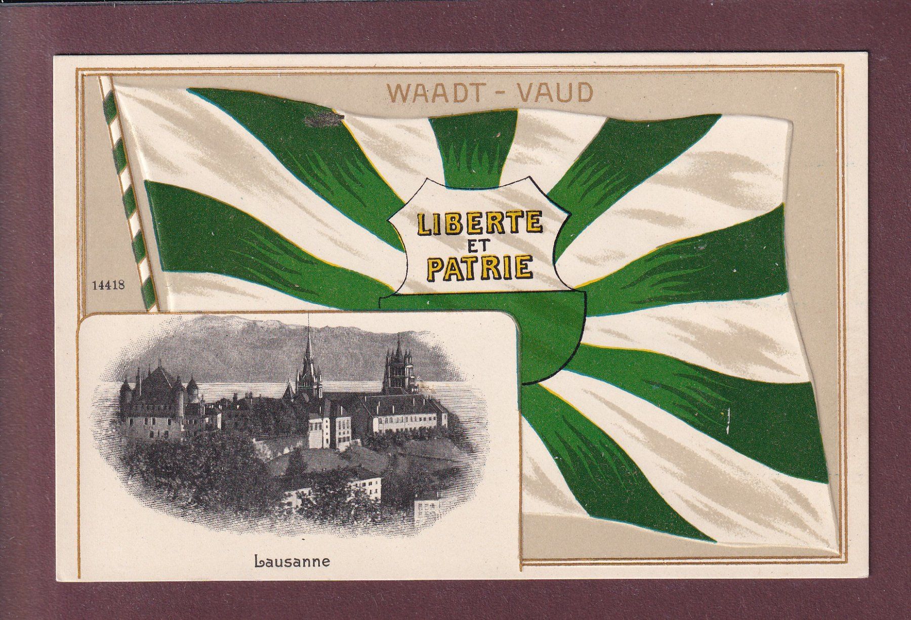 Cartes postales: LAUSANNE - Etendard – D'occasion à Pully par nicecards