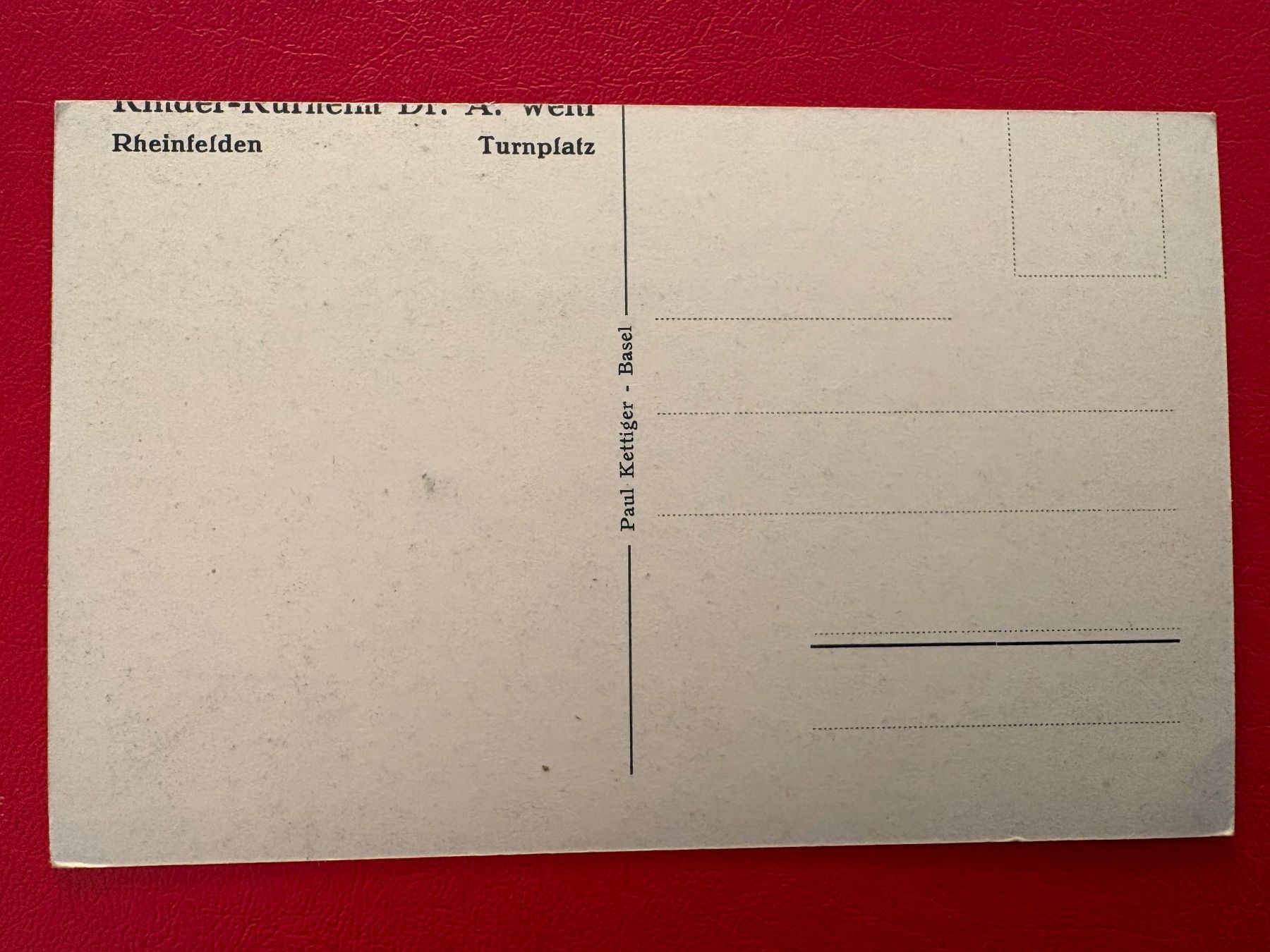 Cartoline postali: Rheinfelden / Turnplatz – Usato da St-Légier-Chiésaz venduto da Theo006 1