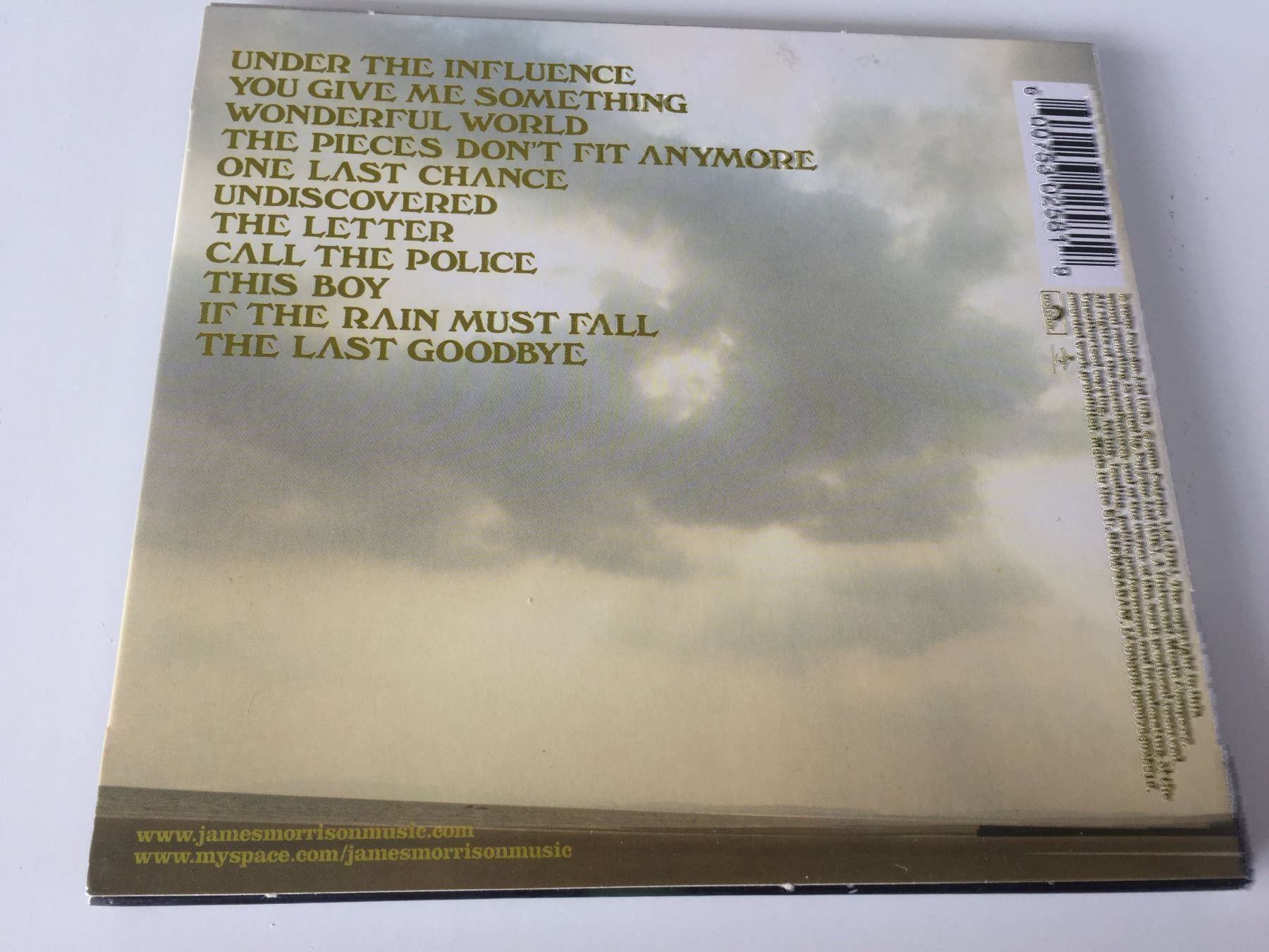 CDs: James Morrison - Undiscovered – D'occasion à Rüti ZH par alumedien 1