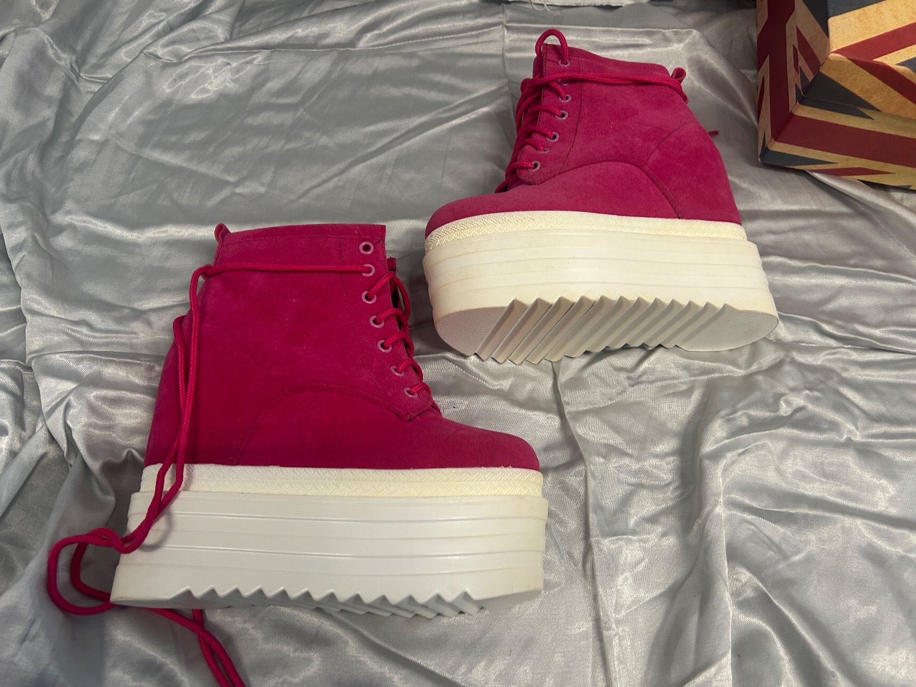 Scarpe da donna: Platform Plateau Schnürschuhe Stiefelette Gr 35 N – Nuovo e nell'imballaggio originale da Regensdorf venduto da Spyke55 1