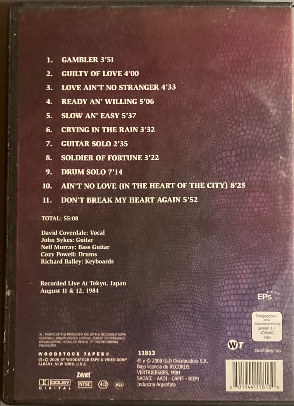 Tous les DVDs: JAMIROQUAI - LIVE IN VERONA – D'occasion à Poliez-Pittet par Newtown-Records 1