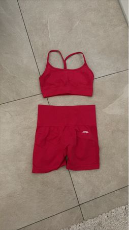 Ensemble AYBL short et brassiere rouge taille S
