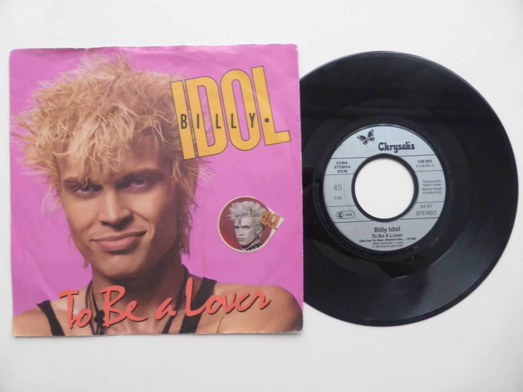 Dischi in vinile: VINYL SINGLE   BILLY IDOL – Usato da Küssnacht am Rigi venduto da Mondkinder