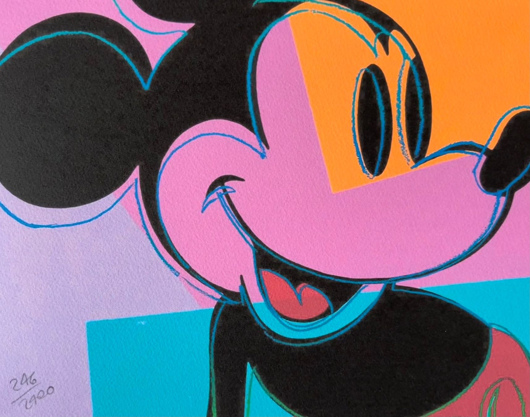 Dipinti: Andy Warhol: Mickey Mouse, POP Art 246/2400 – Nuovo (secondo la descrizione) da Meilen venduto da Smgdesign 1