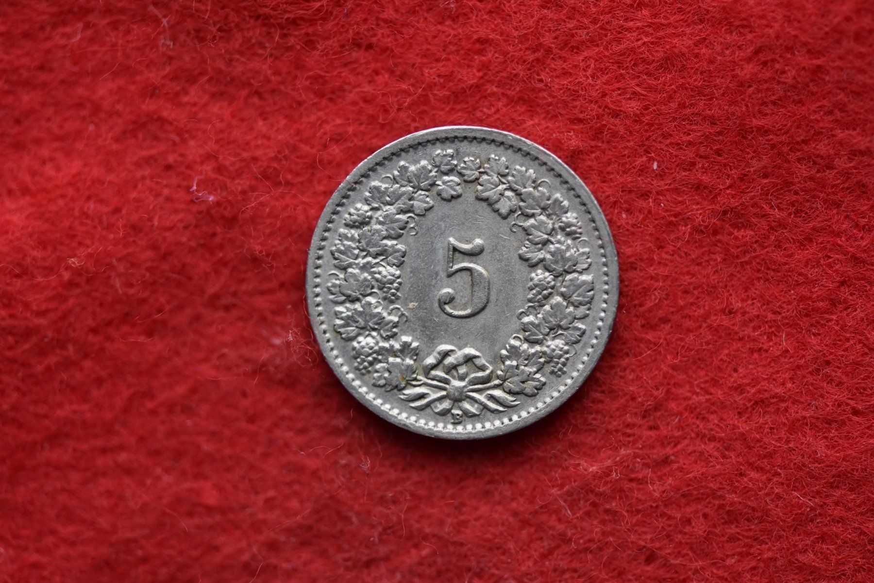Tutti le monete: 5 rappen 1955 – Usato da Laupen BE venduto da Gufi57 1