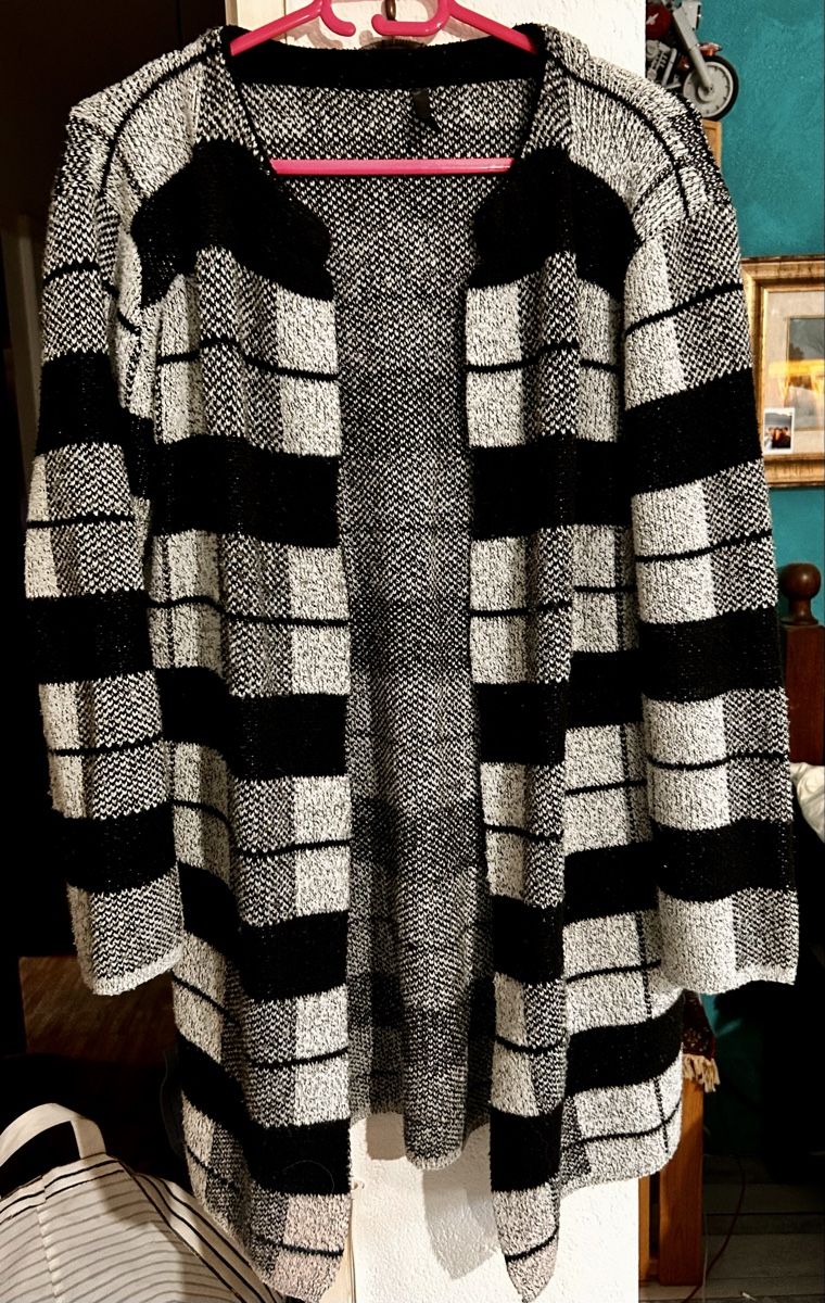 Jacken: Cardigan donna bianco e nero – Gebraucht aus Dongio von Alessia-sShop88