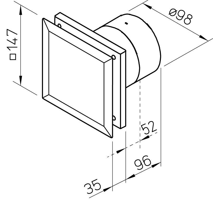 Helios Ventilatori: Helios MiniVent M1/100F Feuchtesteuerung – Nuovo e nell'imballaggio originale da Bottighofen venduto da zaap 1