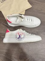 Louis Vuitton Sneakers White Pink Accent Size 41IT - Summer
