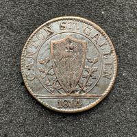 1 Batzen Kanton St Gallen 1814