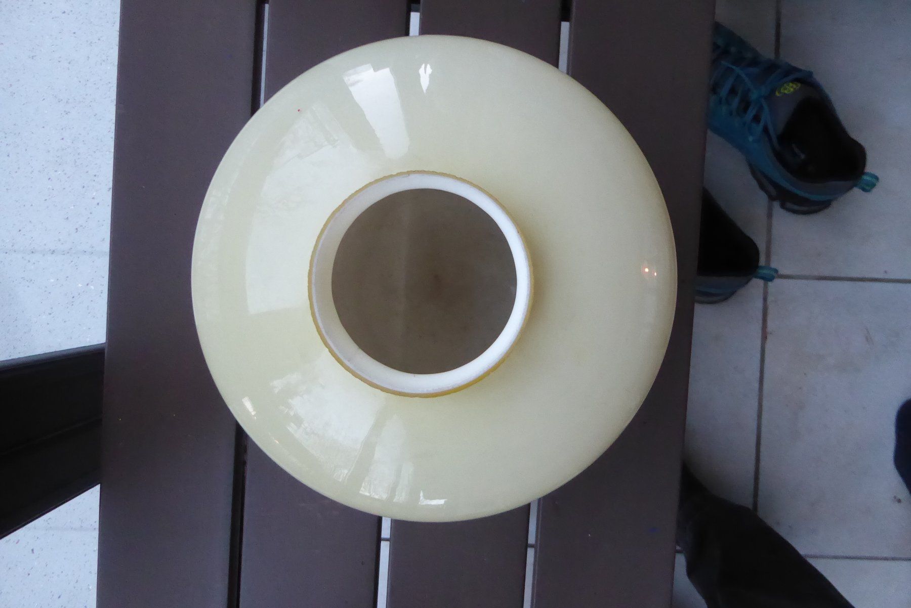 Paralumi: Antiker Lampenschirm Glas – Usato da Sargans venduto da Benziner 2