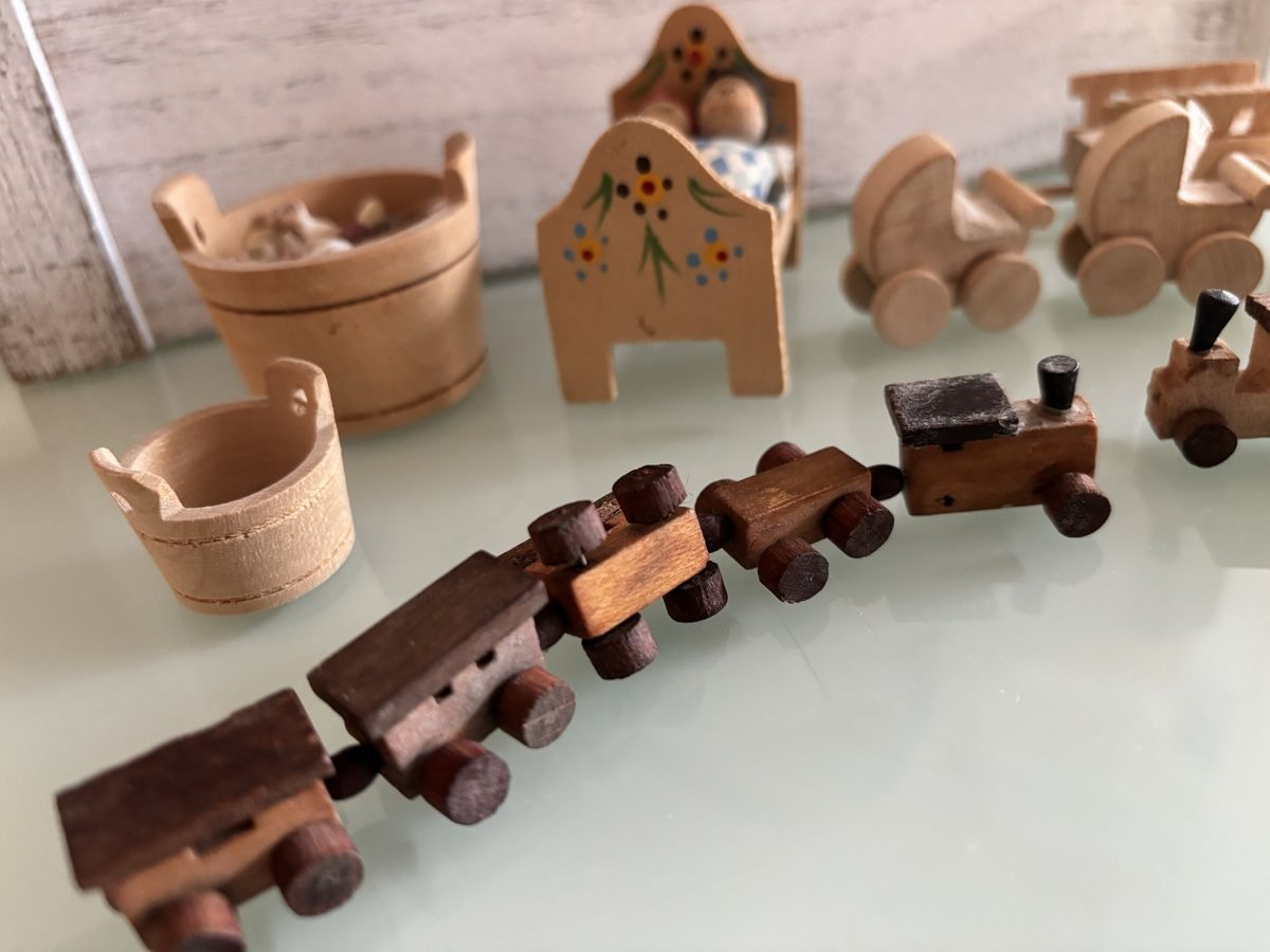 Giocattoli: 9 Holzminiaturen vintage – Usato da Flums venduto da Limatools 1