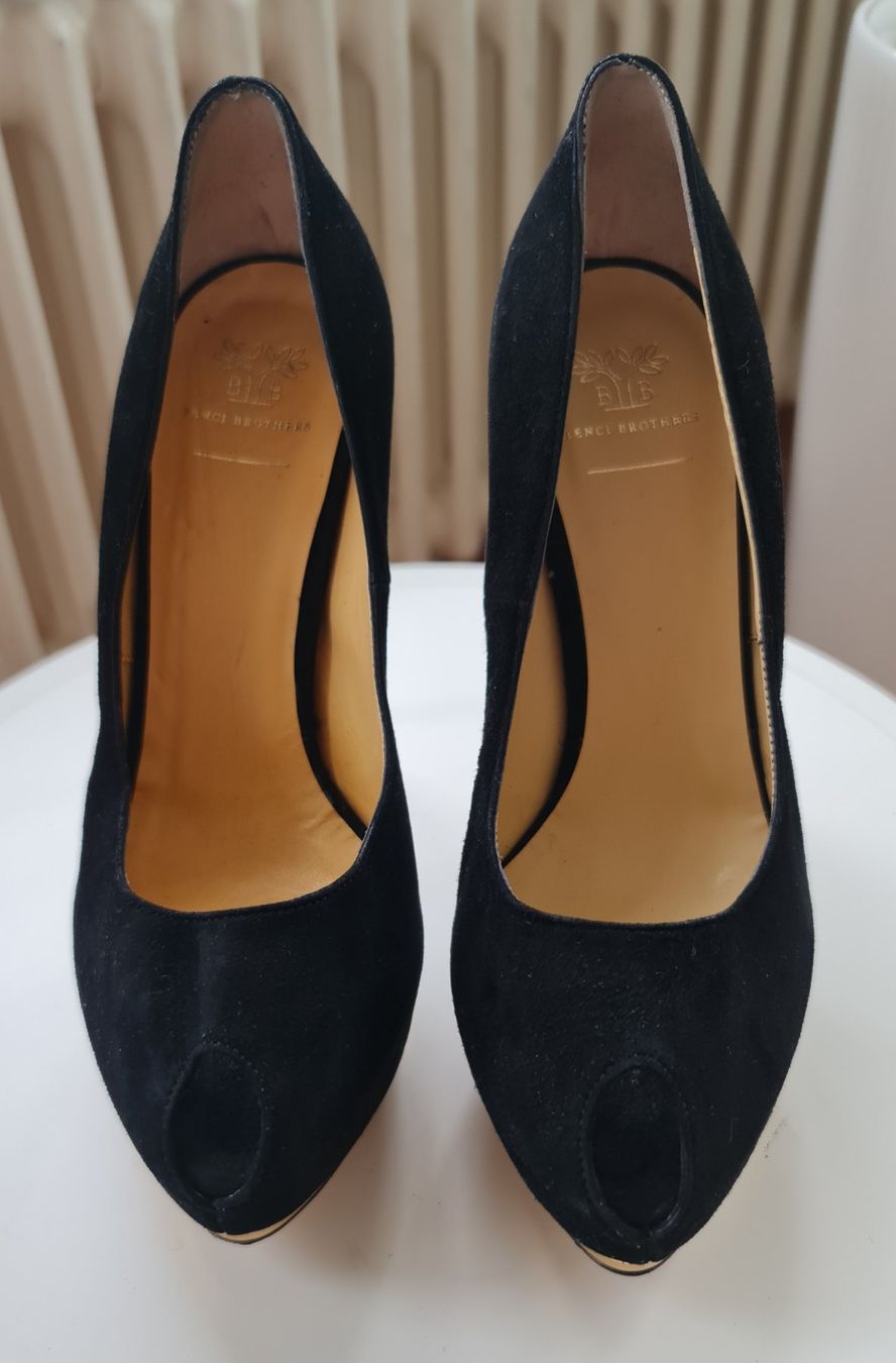 Benci Brothers Scarpe da donna: Peeptoe aus feinstem Wildleder Gr. 36 – Nuovo (secondo la descrizione) da Kriens venduto da ..stx.. 1