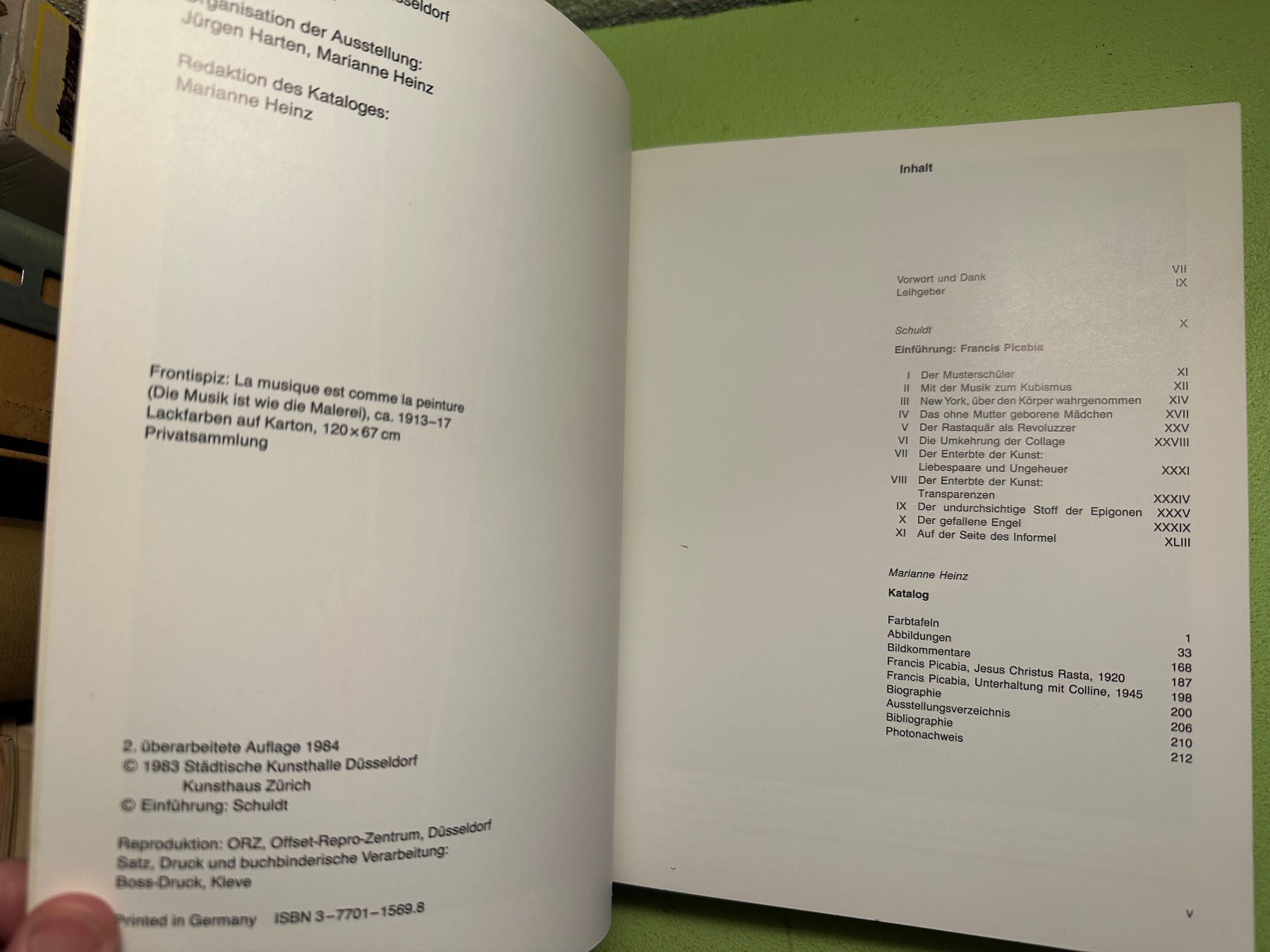 Bücher: Schuldt: Francis Picabia. – Gebraucht aus Zürich von allp 1