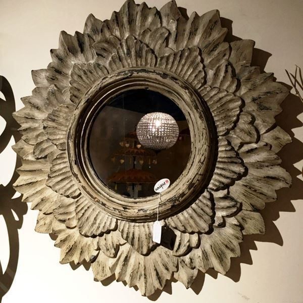 Spiegel: Spiegel 80 x 80 cm - Bali Flower – Neu (gemäss Beschreibung) aus Lenggenwil von Unique_ 1