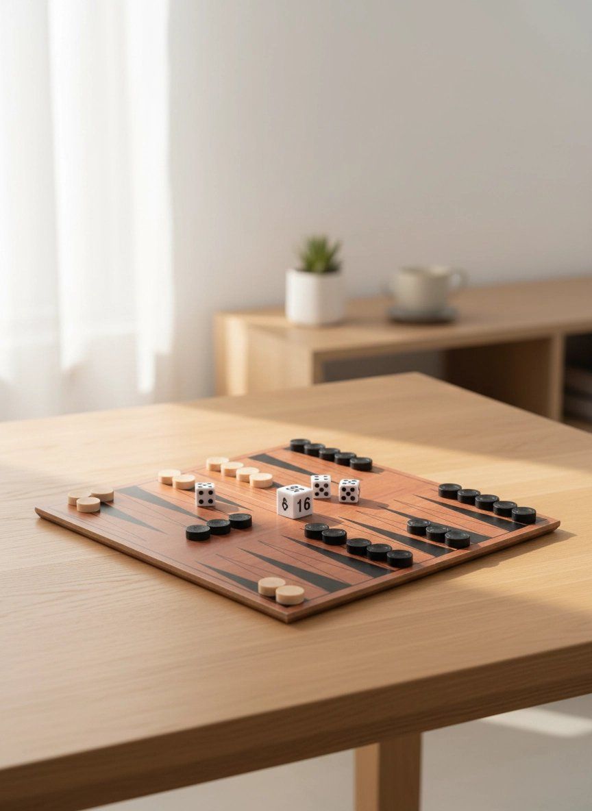 Giochi: Backgammon pliable en bois / NEUF – Nuovo e nell'imballaggio originale da Meyrin venduto da ChiaraMania 1