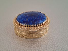 Magnifique pillulier ancien - 4 x 3 x 1.5 cm
