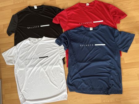 T-Shirts Balance Polyester Grösse XXXL 4er Set neu