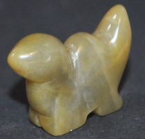 Deko - Heilstein N-842 – Dino – Graue Jade – 3x2cm
