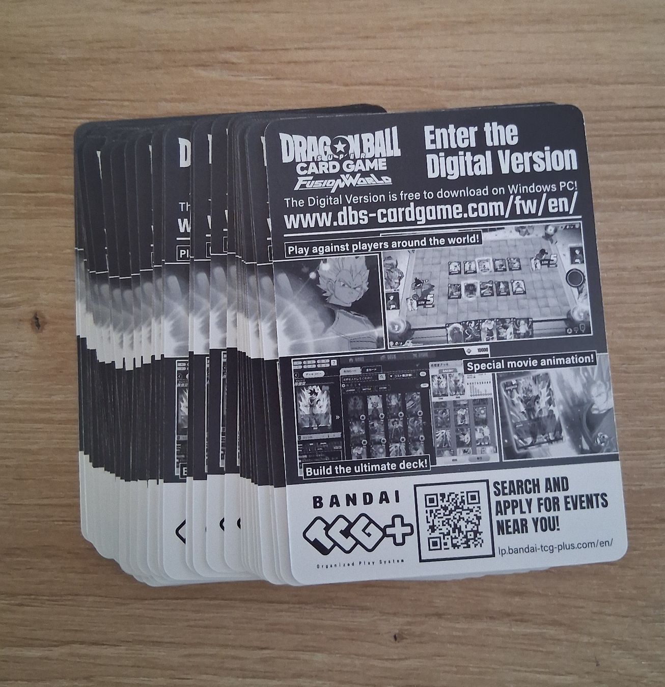 Bandai Carte collezionabili: Dragon ball online codes 89 Stück Bandai – Usato da Luzern venduto da borschtel