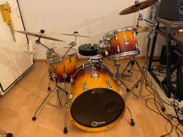 Sonor Force 3007 inkl. Becken & Transport Bags - top Zustand