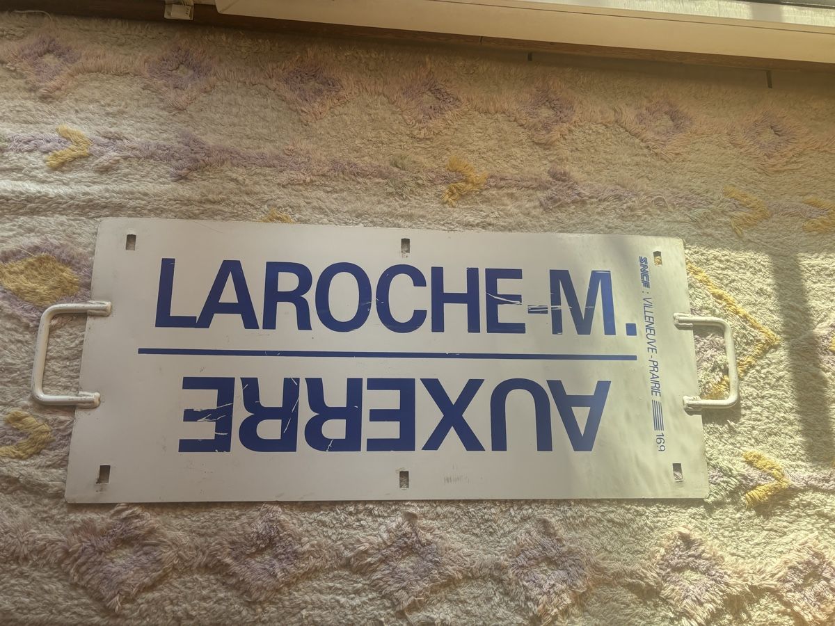 SNCF Schilder: Grande plaque de train – Gebraucht aus Orbe von car_8grw 1