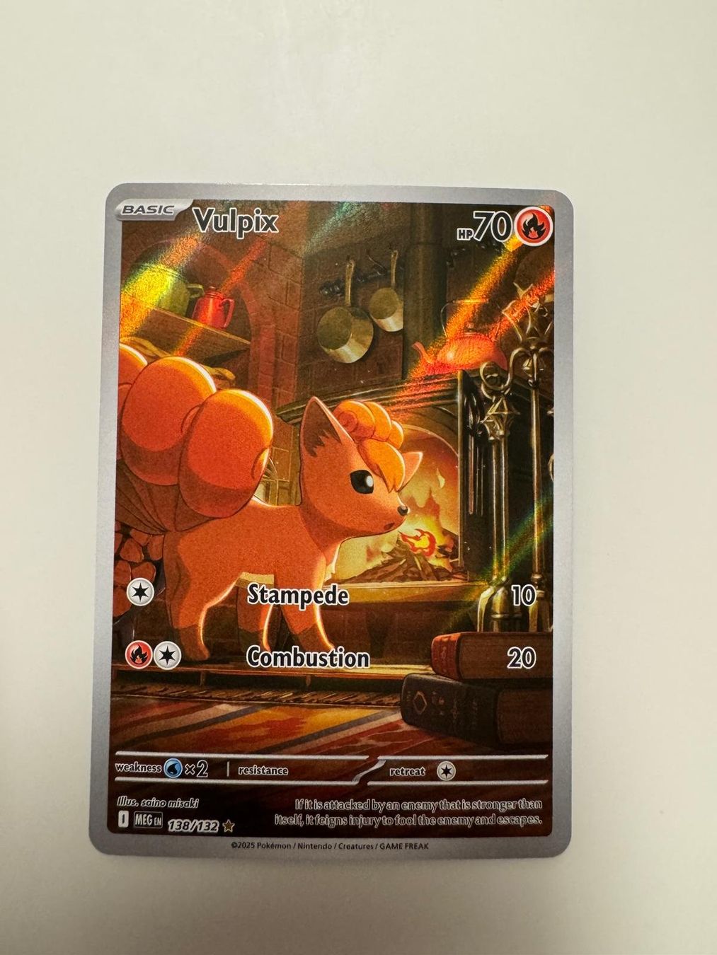 Pokémon Sammelbilder & Trading cards: Vulpix | Illustration Rare | MEG 138/132 | EN – Gebraucht aus Spreitenbach von Snacky96 2