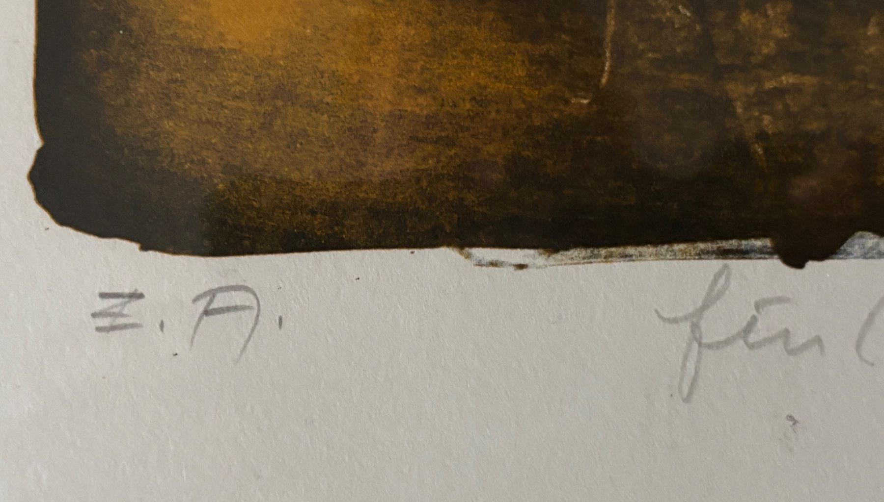 Foto & Immagini: Doris Walser, 1934, abstrakte Lithographie handsign.  Z.A. – Usato da Rütihof venduto da til_68lp 4