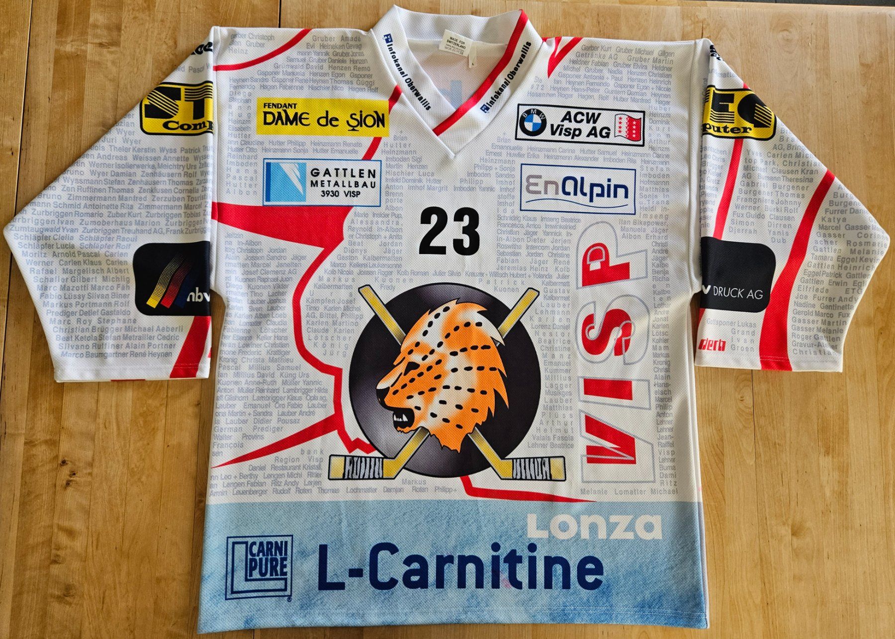 Leibchen & Hosen: EHC Visp 3 Trikots + Shirt – Gebraucht aus Hägglingen von United-Village-Trade 4