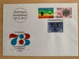 3000 Jahre Bern Ersttag Umschlag 30.8.1973 Sondermarken