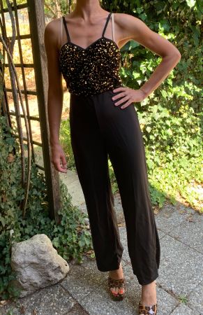 Glamour Tuta da sera-tg M/L-nuova👌feste