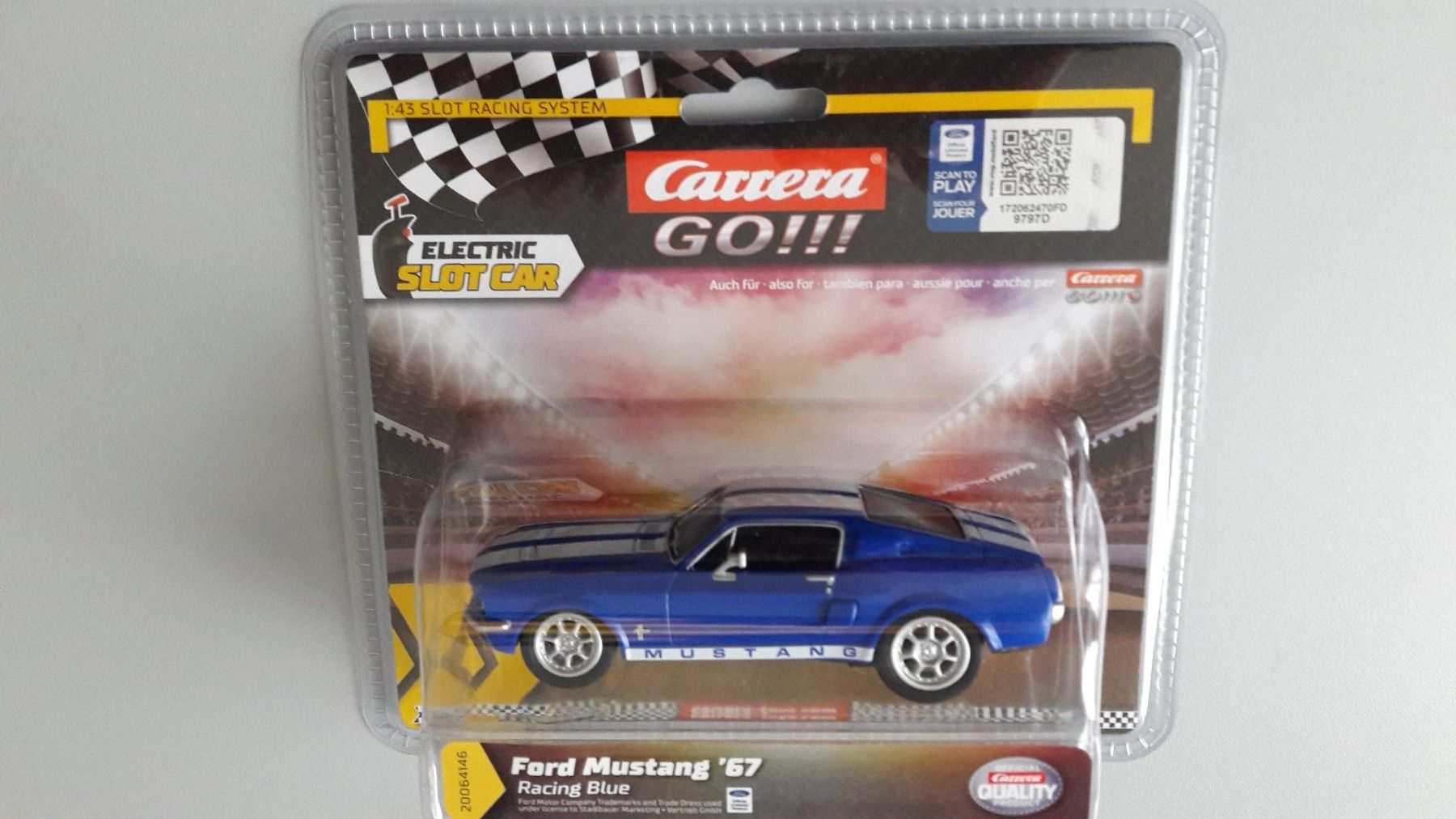 Carrera Modellautos: Carrera GO!!!   Ford Mustang 67 – Neu und originalverpackt aus Buochs von