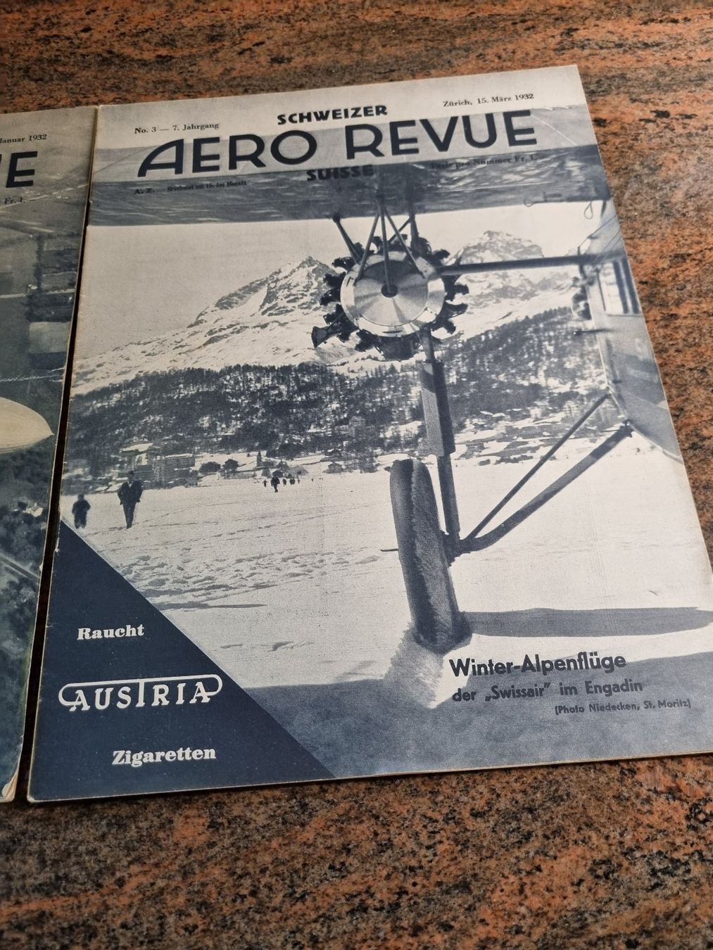 Riviste & Magazine: Schweizer Aero Revue Suisse 3x Hefte Luftschiff Zeppelin ... – Usato da Trachslau venduto da bastet06 3