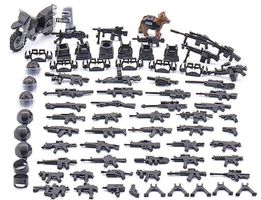 ZUBEHÖR SET & WAFFEN SET FÜR KLEMMBAUSTEINE MINIFIGUREN