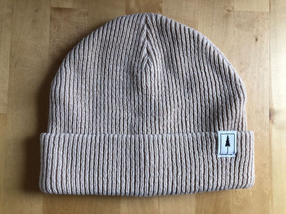 NIKIN Treeanie Ribbed Beige Bonnet Mutze | Kaufen auf Ricardo