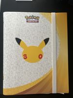 Pokémon Sammelkarten Ordner 30 Jahre Jubiläum gelb