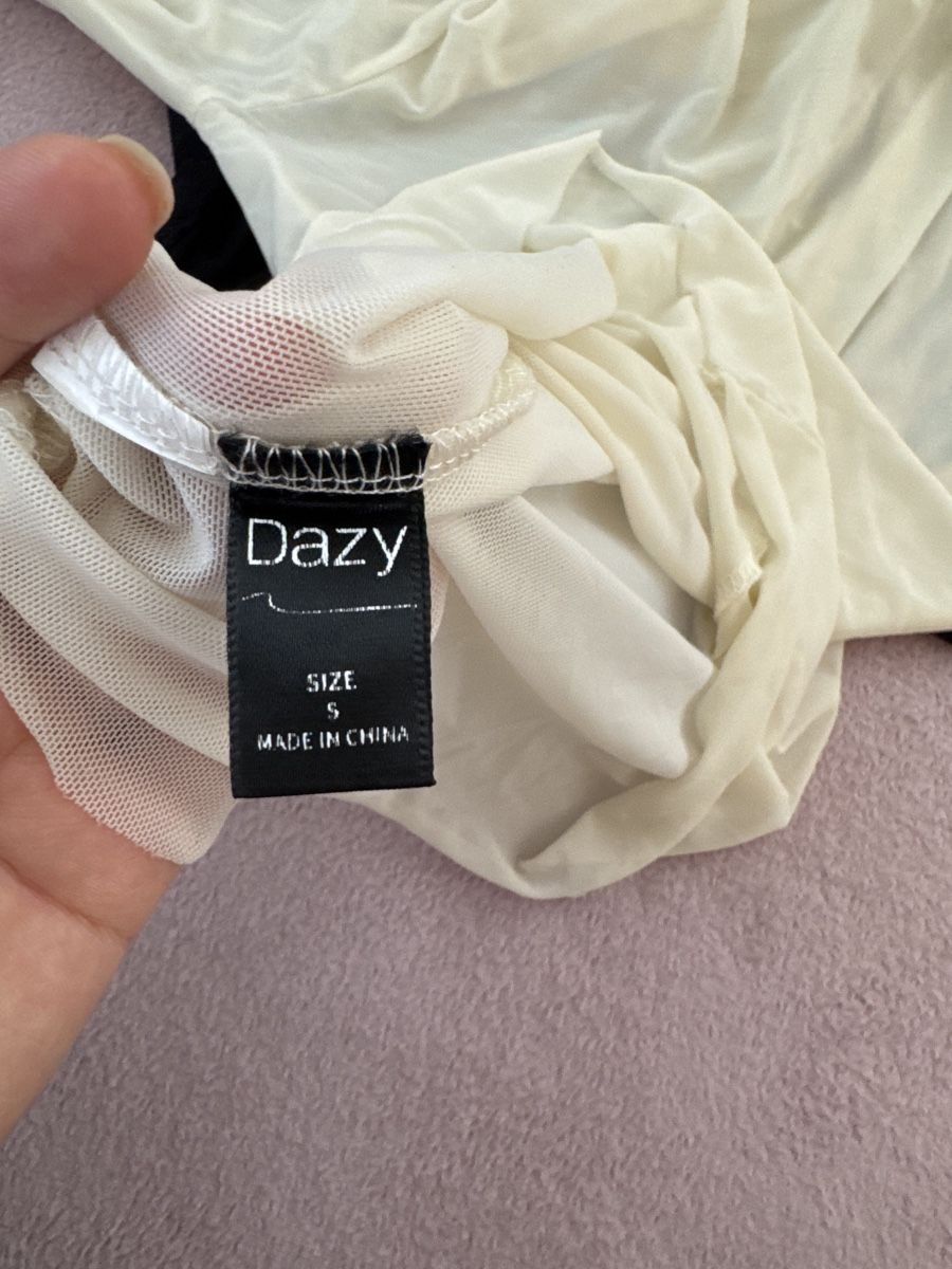 T-shirt: 2 DAZY Rollkragenshirt.Gr. S, Schwarz/Creme – Usato da St. Gallen venduto da sho_xzw7 3