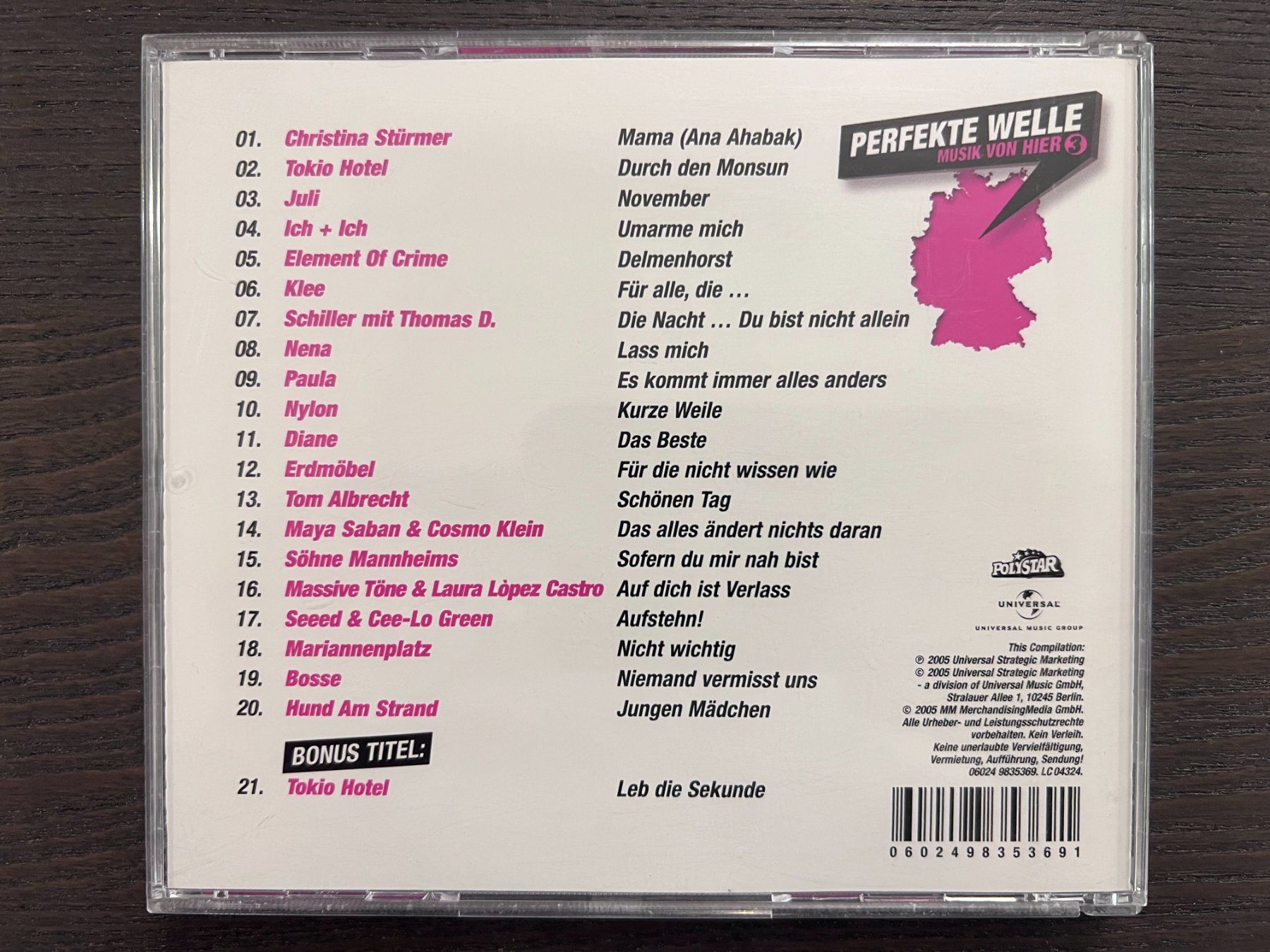 CD: Perfekte Welle - Musik von hier 3 – Usato da Zürich venduto da MusikFreunde 1