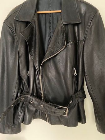 🎸 Lederjacke/ Bikerjacke Gr. L