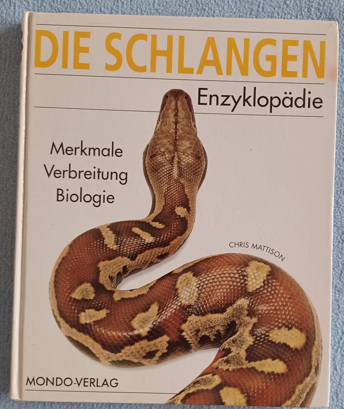 Libri: Buch - Die Schlangen Enzyklopädie – Usato da Leimbach TG venduto da manu-tg
