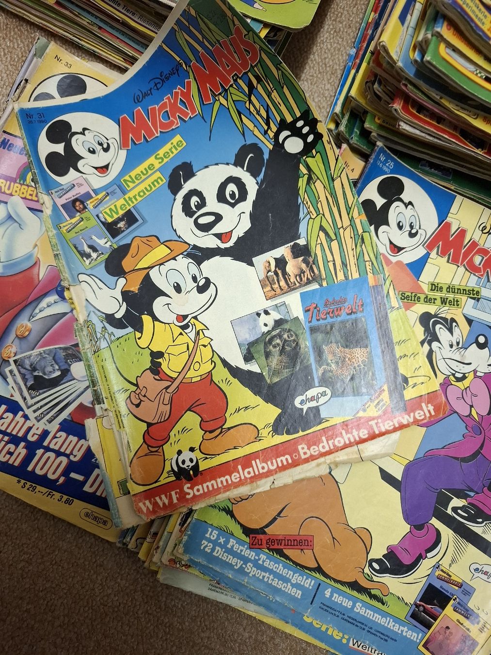 Comics: Micky Maus Hefte, Konvolut Comics Jg 89 bis 2000 – Gebraucht aus Riehen von joerdeli 3
